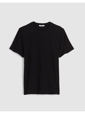 Madewell Mens Heavyweight Slub Cotton Tee~Size XS~Jet Black Regular Fit NWT L505